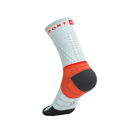 Tất Chạy Trail Compressport Ultra Trail Socks V2.0 - Gray Violet/Tigerlily