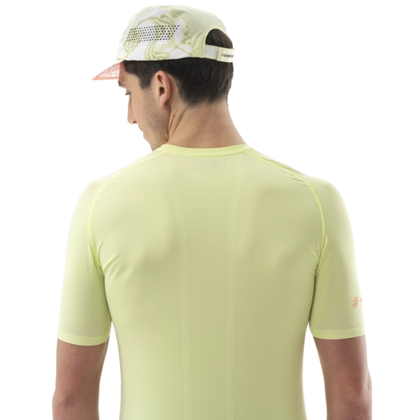 Áo chạy Trail Nam Compressport Trail Racing SS Tshirt - Xanh (Shadow Lime)