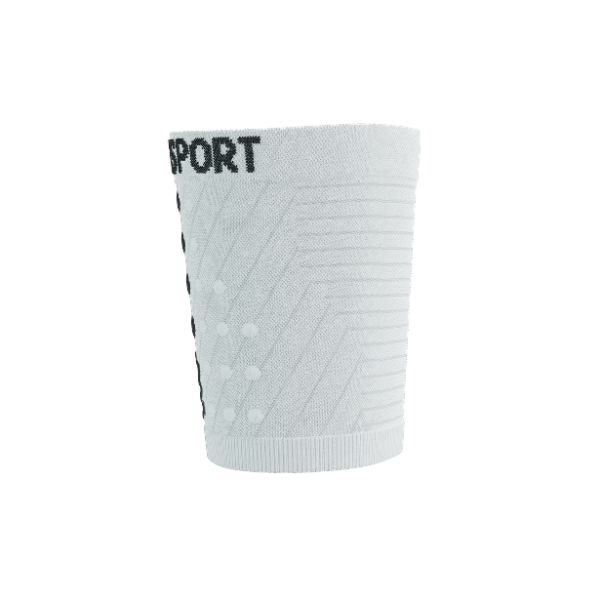 Băng bảo vệ cổ tay Compressport Unisex's Sweatbands 3D.Dots - Trắng (White)