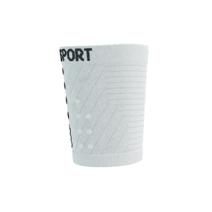Băng bảo vệ cổ tay Compressport Unisex's Sweatbands 3D.Dots - Trắng (White)