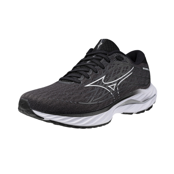 Giày chạy bộ Nữ Mizuno Wave Inspire 20 2E - Đen (Ebony/White/Black)