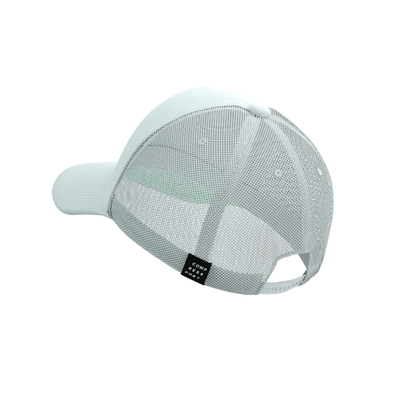 Mũ Chạy Bộ Compressport Trucker Cap - Star White/Blue Green