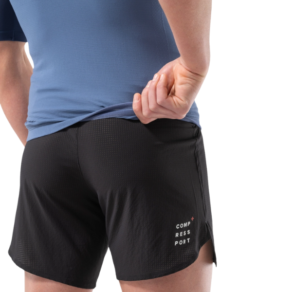 Áo chạy Trail Nam Compressport Trail Racing Postural SS Top - Xanh (Indigo/Blues)