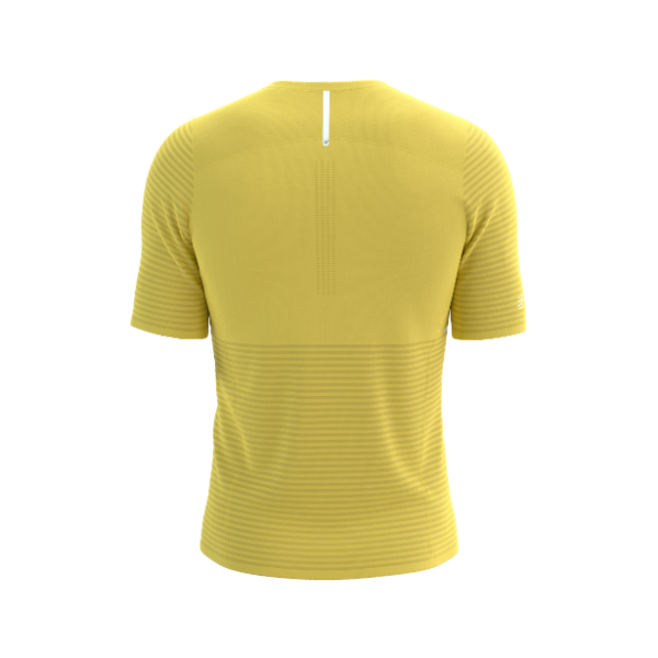 Áo chạy bộ Nam Compressport Pro Racing SS Tshirt - Vàng Lemon