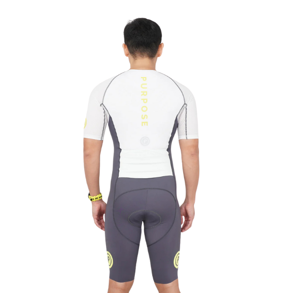 Đồ ba môn Nam PRPS Seishin - Hypermesh ELITE Tri Suit - Trắng (Arctic Frost)
