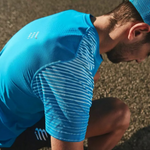 Áo chạy bộ Nam Compressport Performance SS Tshirt - Xanh (Hawaii)