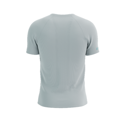 Áo Chạy Trail Nam Compressport Trail Racing SS Tshirt - Xám Gray/Violet