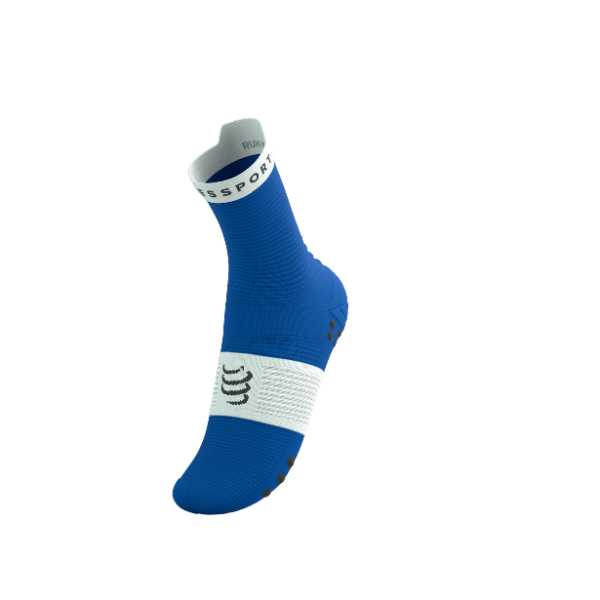Tất Chạy Bộ Compressport Pro Racing Socks v4.0 Run High - Xanh Princess/Blue White