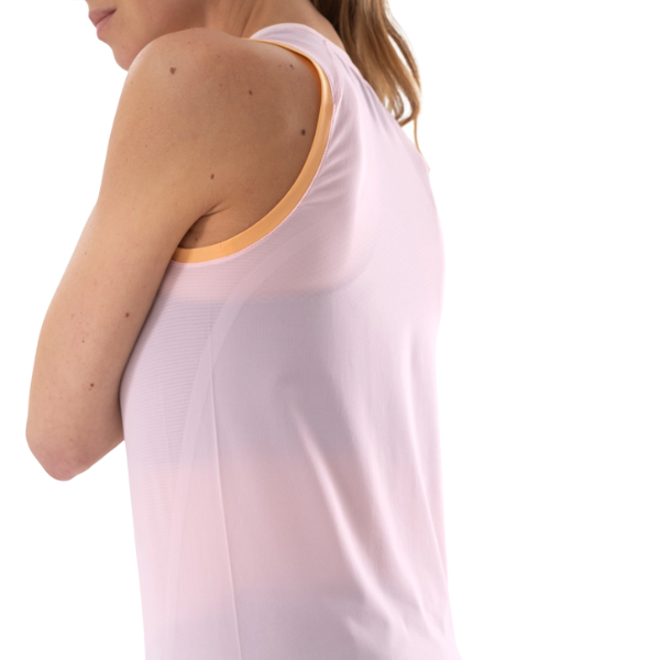 Áo chạy Trail Nữ Compressport Trail Racing Tank - Hồng/Cam (Roseate)