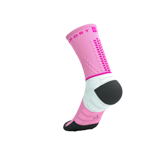 Tất Chạy Trail Compressport Ultra Trail Socks V2.0 - Begonia/Neon Pink