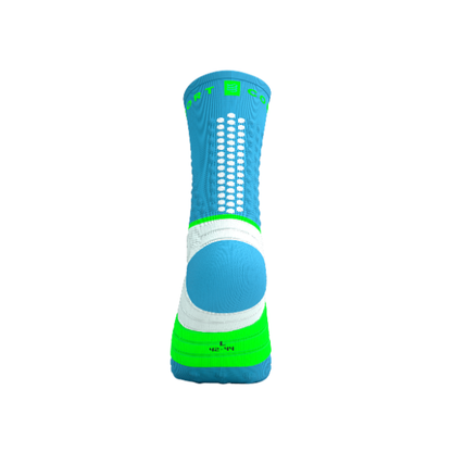 Tất Chạy Trail Compressport Ultra Trail Socks V2.0 - Nors Blue/Neon Green