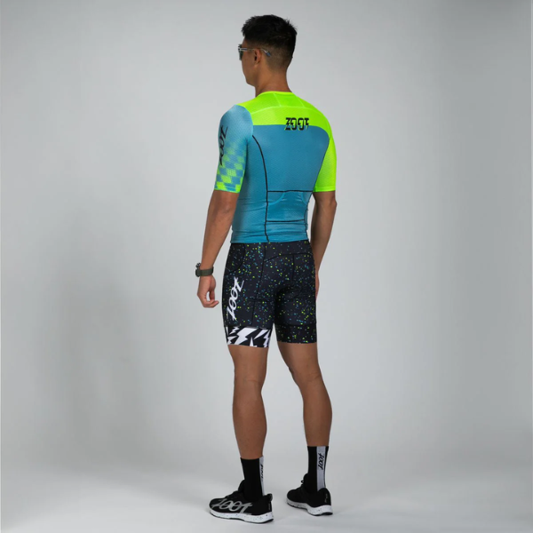 Zoot Men's LTD Cycle Aero Jersey - Electric