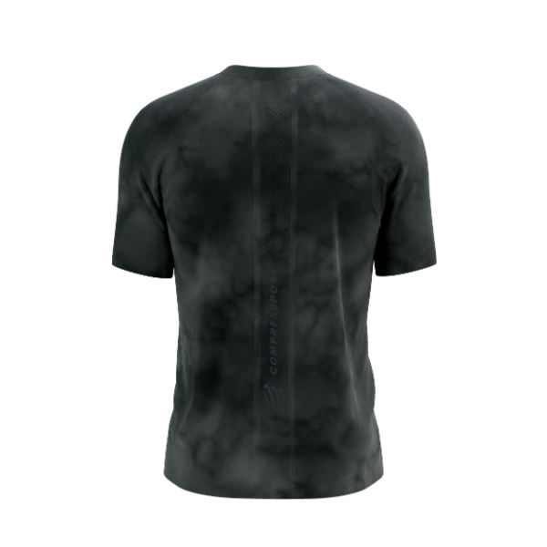 Áo Chạy Bộ Nam Compressport Performance SS Tshirt (phiên bản Eat My Dust) - Black Tie Dye