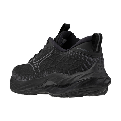 Giày chạy bộ Nam Mizuno Wave Inspire 20 2E - Đen (Black/Ultimate Gray/Black)