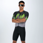 Đồ ba môn Nam Zoot Ultra Tri P1 Exos Racesuit - Đen (Tropical Magic)