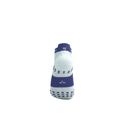 Tất Chạy Bộ Compressport Pro Racing Socks v4.0 Run Low - Star White/Orient Blue