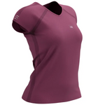 Compressport Women's Training SS Tshirt - Deco Rose