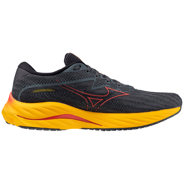 Giày chạy bộ Nam Mizuno Wave Rider 27 - Cam (Turbulence/Cayenne/Citrus)