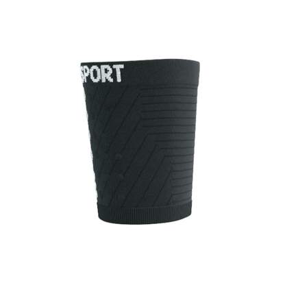 Băng bảo vệ cổ tay Compressport Unisex's Sweatbands 3D.Dots - Đen (Black)