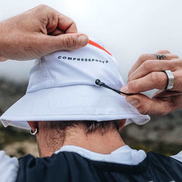 Mũ Compressport Ice Bob - Trắng (White)