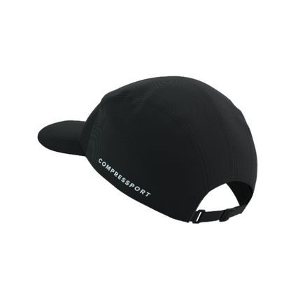 Mũ Chạy Bộ Compressport 5 Panel Light Cap - Đen (Black)