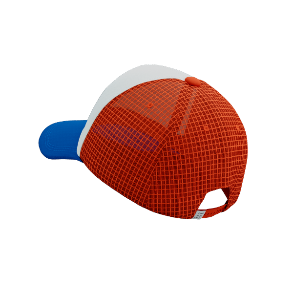 Mũ Chạy Bộ Compressport Trucker Cap 6P - Blue/White