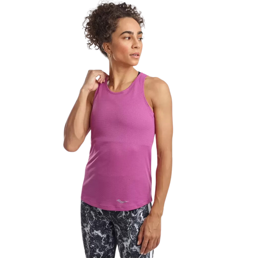 SAUCONY WOMEN'S STOPWATCH SINGLET