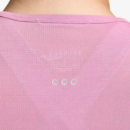 Áo chạy bộ Nữ Saucony Stopwatch Short Sleeve - Hồng (Orhorchid Heather)