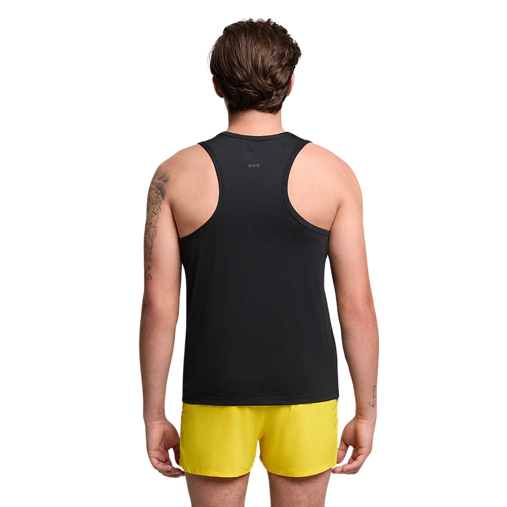 SAUCONY MEN'S STOPWATCH SINGLET