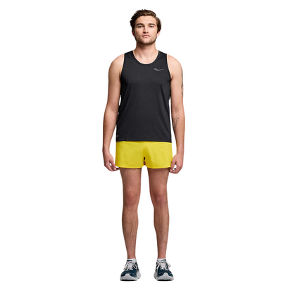 Áo chạy bộ Nam Saucony Stopwatch Singlet - Đen (Black)