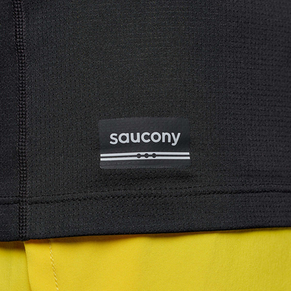 Áo chạy bộ Nam Saucony Stopwatch Singlet - Đen (Black)