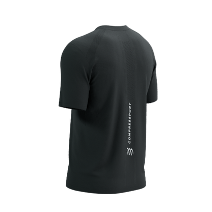 Áo chạy Bộ Nam Compressport Performance SS Tshirt - Đen (Black)