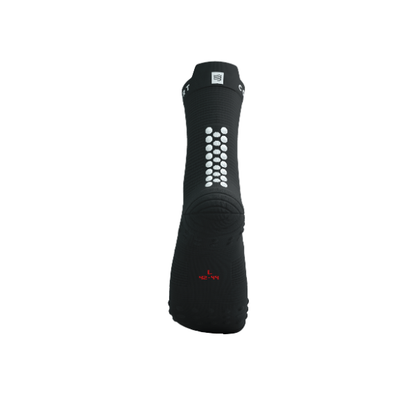 Tất Chạy Bộ Compressport Pro Racing Socks v4.0 Run High - Đen (Black/White)