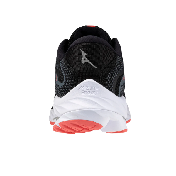 Giày chạy bộ Nữ Mizuno Wave Rider 27 - Đen (Black/Nickel/Dubarry)