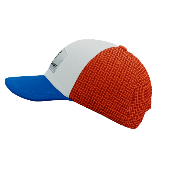 Mũ Chạy Bộ Compressport Trucker Cap 6P - Blue/White