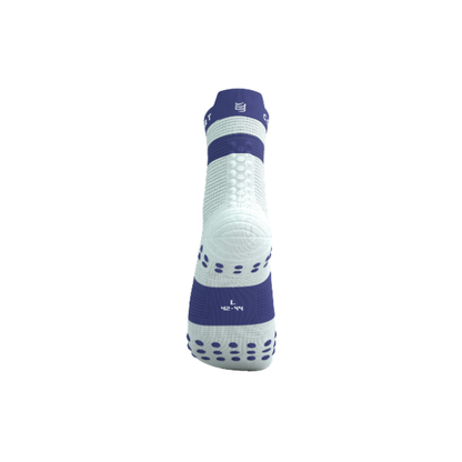 Tất Chạy Bộ Compressport Pro Racing Socks v4.0 Run High - Xanh/Trắng (Star White/Oriental Blue)