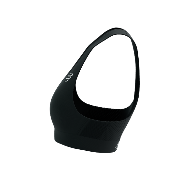 Áo Bra chạy bộ Nữ Compressport Feelfree Seamless Bra - Đen (Black)