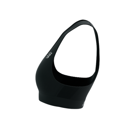 Áo Bra chạy bộ Nữ Compressport Feelfree Seamless Bra - Đen (Black)