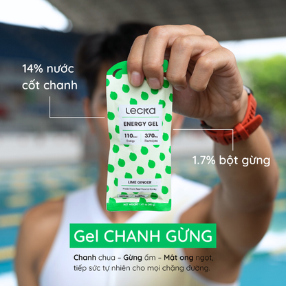 Gel năng lượng Lecka Energy Gel - Vị Chanh Gừng