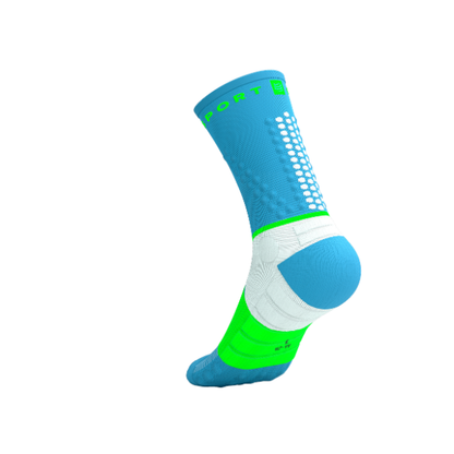 Tất Chạy Trail Compressport Ultra Trail Socks V2.0 - Nors Blue/Neon Green