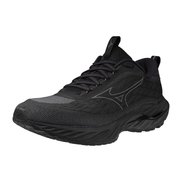 Giày chạy bộ Nam Mizuno Wave Inspire 20 2E - Đen (Black/Ultimate Gray/Black)