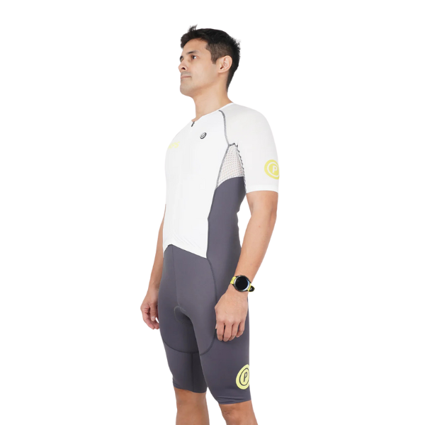Đồ ba môn Nam PRPS Seishin - Hypermesh ELITE Tri Suit - Trắng (Arctic Frost)