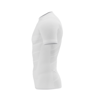 Áo Chạy Bộ Nam Compressport On/Off SS TShirt - Trắng (White)