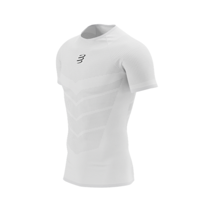 Áo Chạy Bộ Nam Compressport On/Off SS TShirt - Trắng (White)