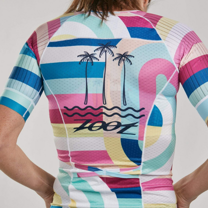 Áo Ba môn Nữ Zoot Custom Tri Aero Jersey - Riviera