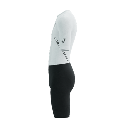Đồ Ba Môn Nữ Compressport Stream SS Trisuit - Trắng/Đen (White/Black)
