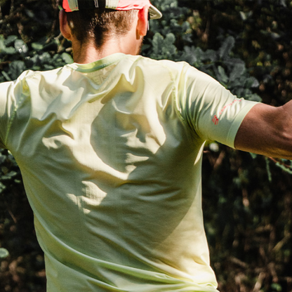 Áo chạy Trail Nam Compressport Trail Racing SS Tshirt - Xanh (Shadow Lime)