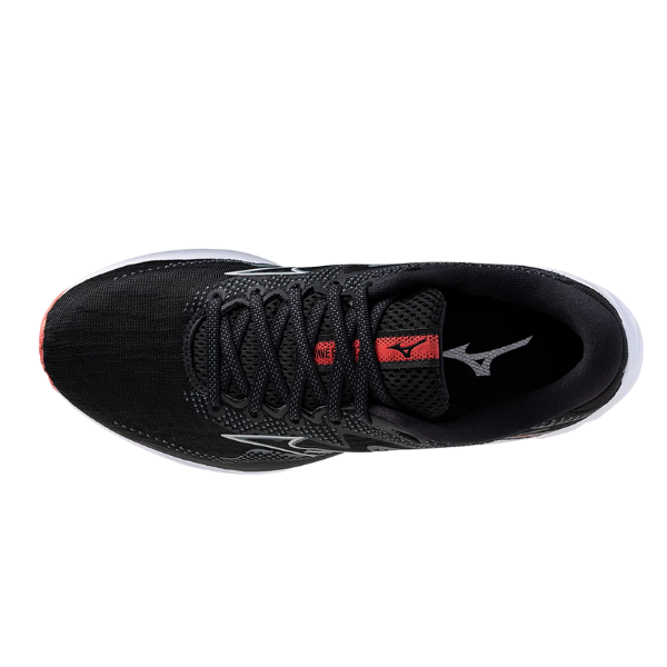 Giày chạy bộ Nữ Mizuno Wave Rider 27 - Đen (Black/Nickel/Dubarry)