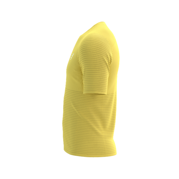 Áo chạy bộ Nam Compressport Pro Racing SS Tshirt - Vàng Lemon