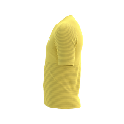 Áo chạy bộ Nam Compressport Pro Racing SS Tshirt - Vàng Lemon